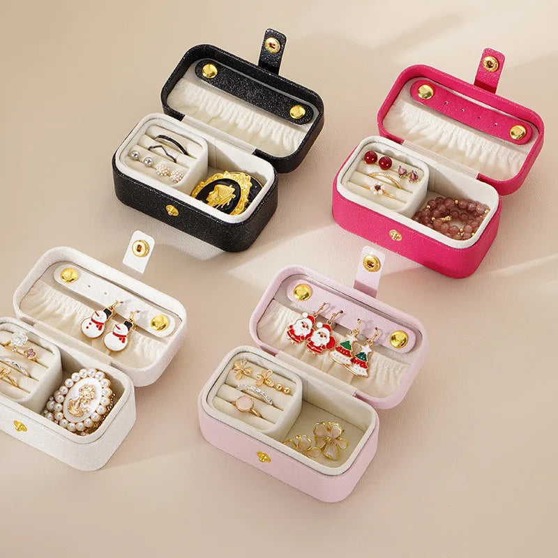 Mini Porta-Joias de Couro PU