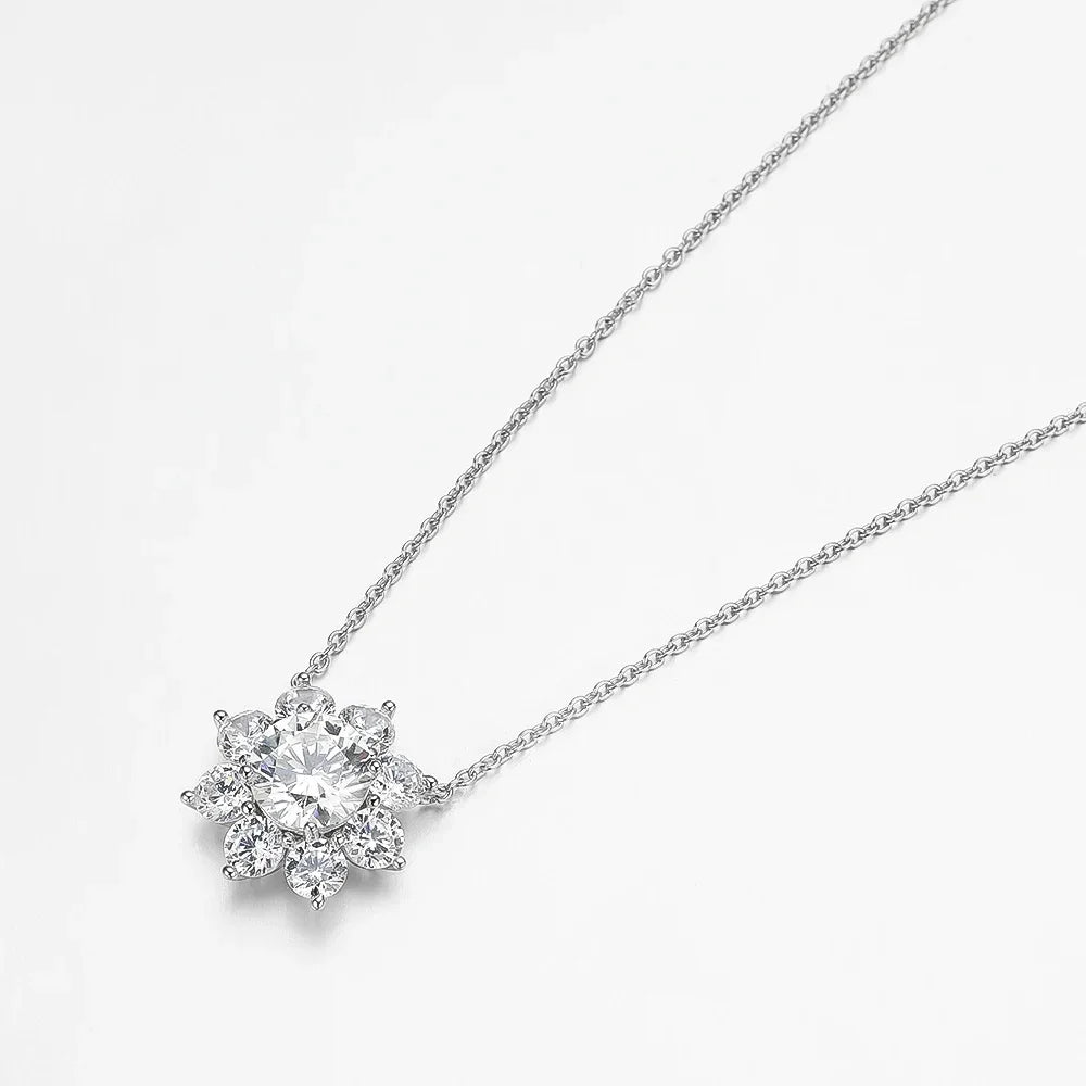 Conjunto de Joias Floratta em Prata 925 com Moissanite