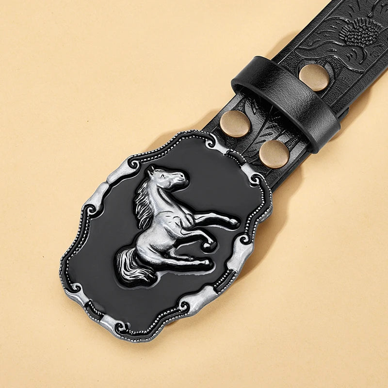 Cinto Cowboy com Fivela Bull Western