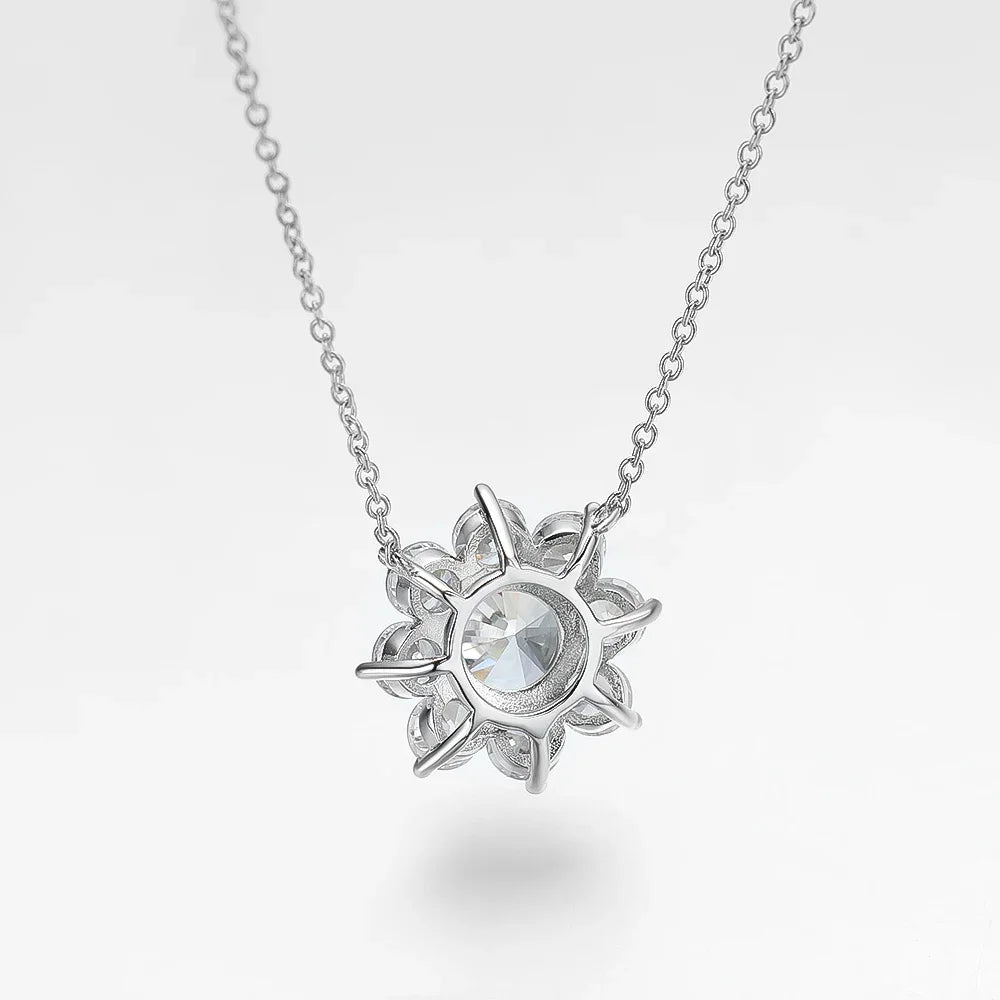 Conjunto de Joias Floratta em Prata 925 com Moissanite