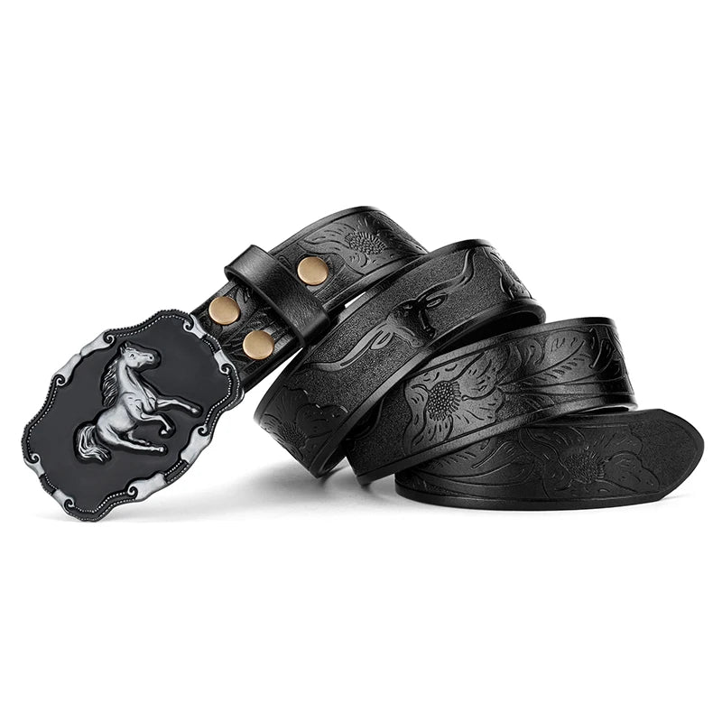 Cinto Cowboy com Fivela Bull Western