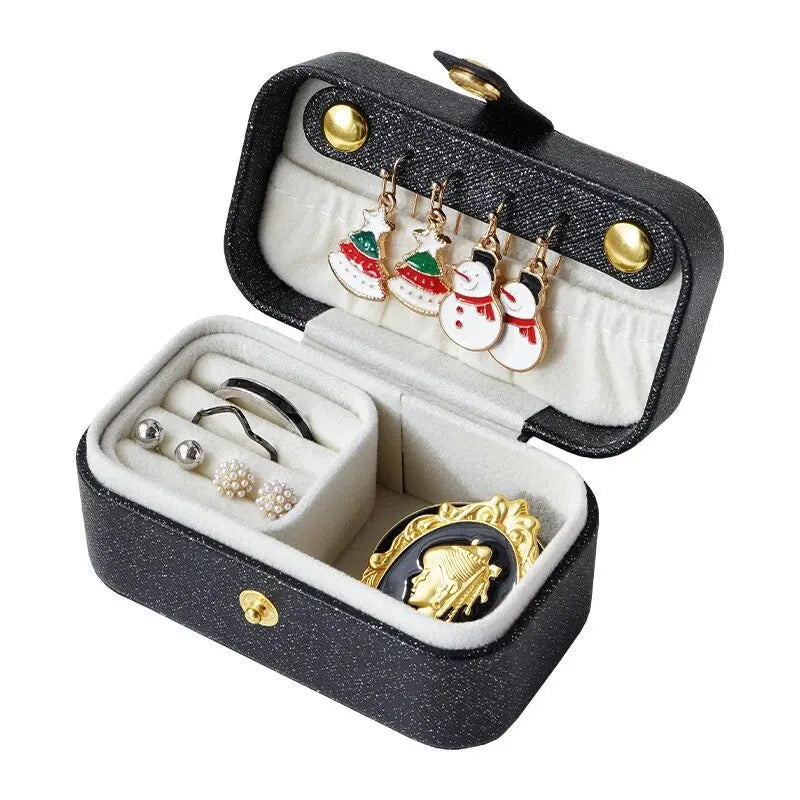Mini Porta-Joias de Couro PU