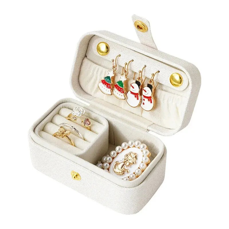 Mini Porta-Joias de Couro PU