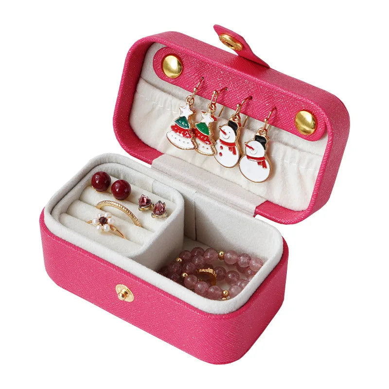 Mini Porta-Joias de Couro PU