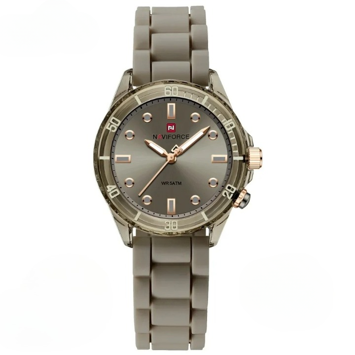 Relógio Feminino com Pulseira de Silicone e Iluminação