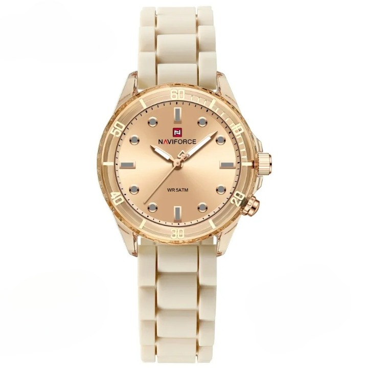 Relógio Feminino com Pulseira de Silicone e Iluminação