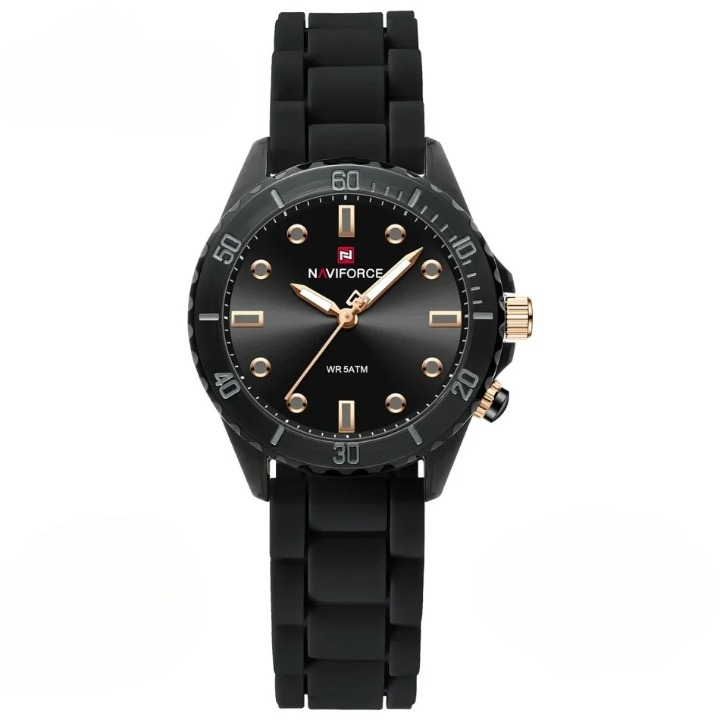 Relógio Feminino com Pulseira de Silicone e Iluminação